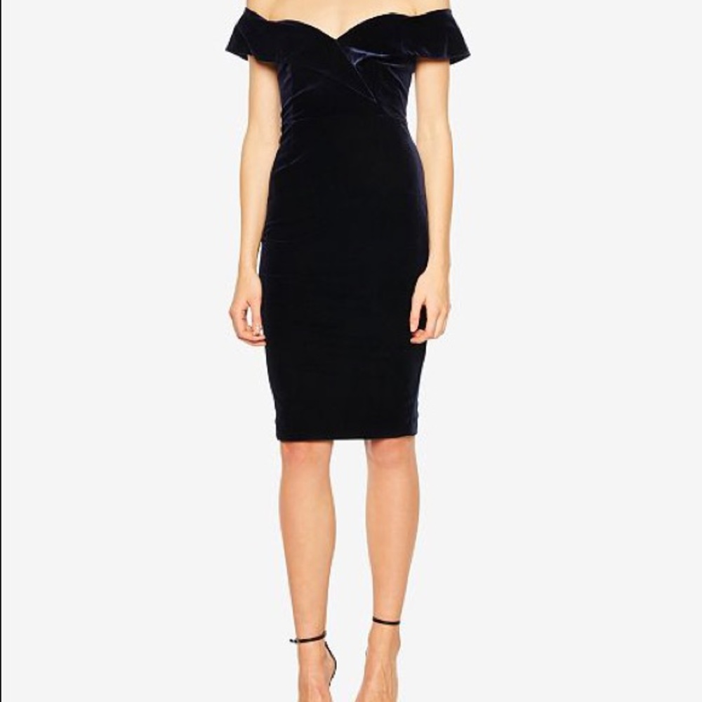 Bardot Navy Blue Dress